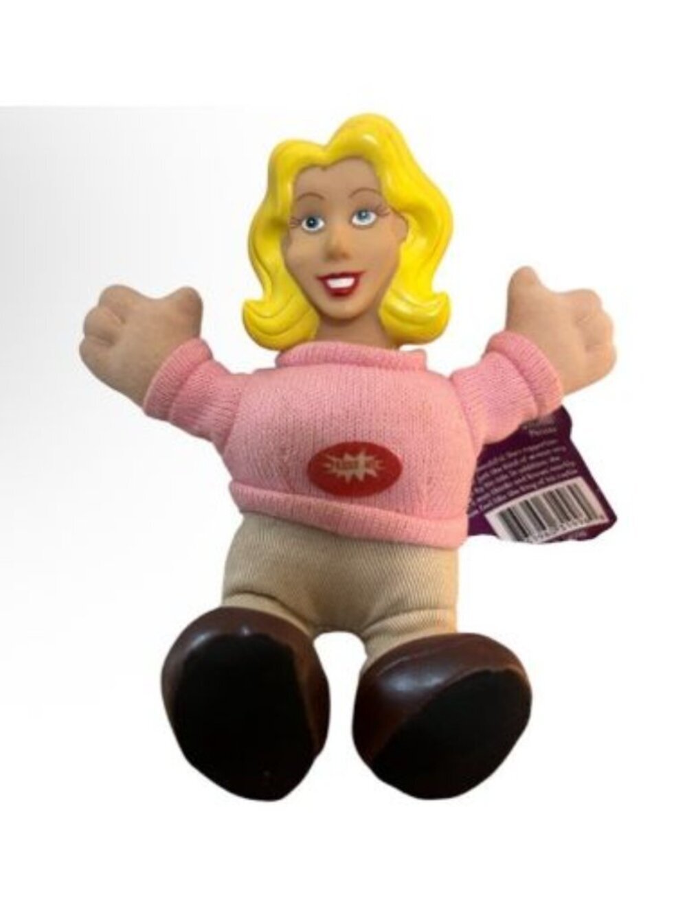 Vintage Ms. Wonderful Talking Mini Doll with 7 Very Understanding Phrases Works